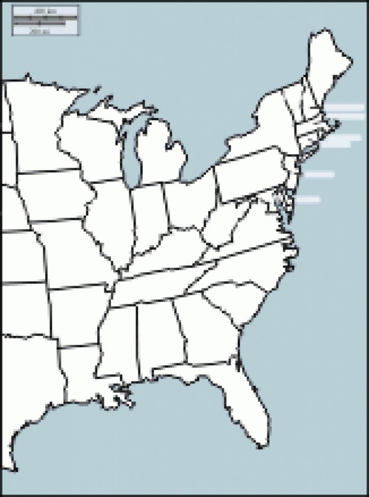 East Coast States Map