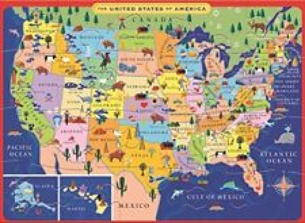 Eeboo United States Usa Map Puzzle For Kids 20 Pieces | Ebay with regard to United States Product Map