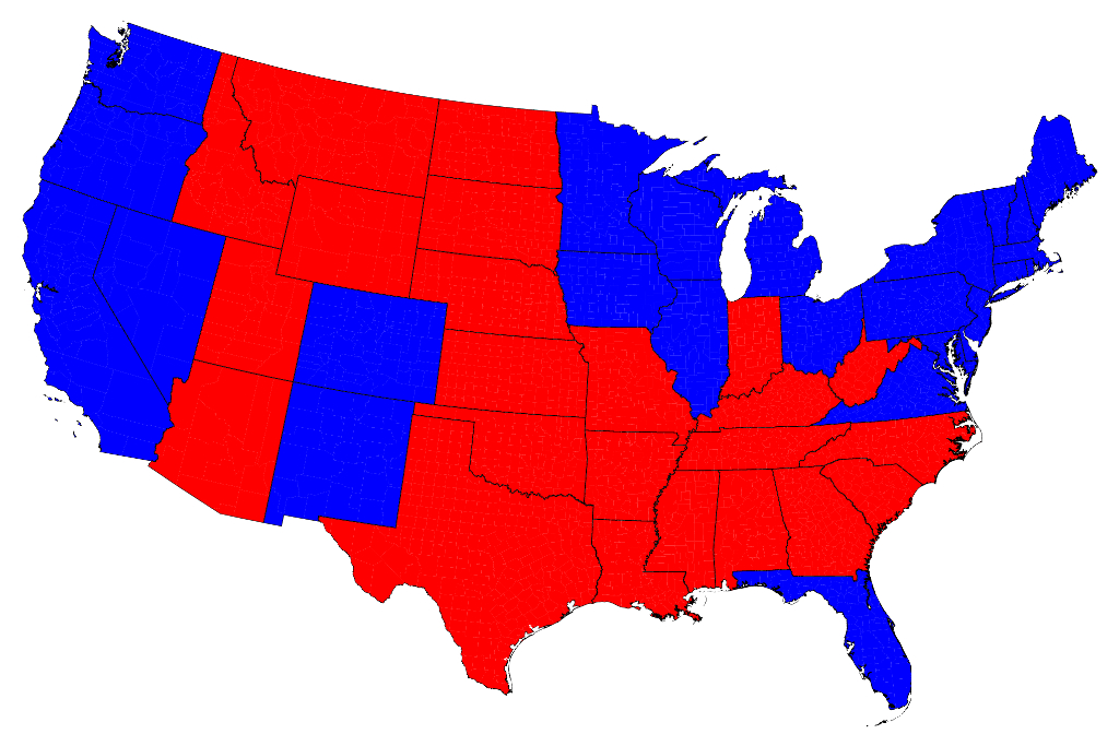 Election Maps pertaining to Red State Blue State Map 2012 Presidential Election