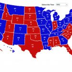 Electoral Vote Maps From 270Towin | Political Maps With States Hillary Won Map