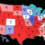 Electoralvote Throughout Electoral Votes By State Map