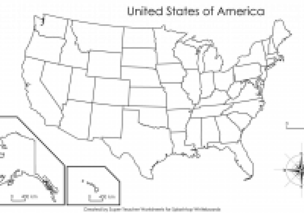 Empty United States Map | Maps Usa regarding Empty 50 States Map