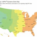 Endicia's Dynamic Zone Map Takes The Guesswork Out Of Delivery Zones Regarding Usps Zip Code Map By State
