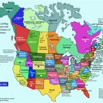 Etymological Map Of North America (Us & Canada) [1658X1354] : Mapporn With Map Of Northwest United States And Canada