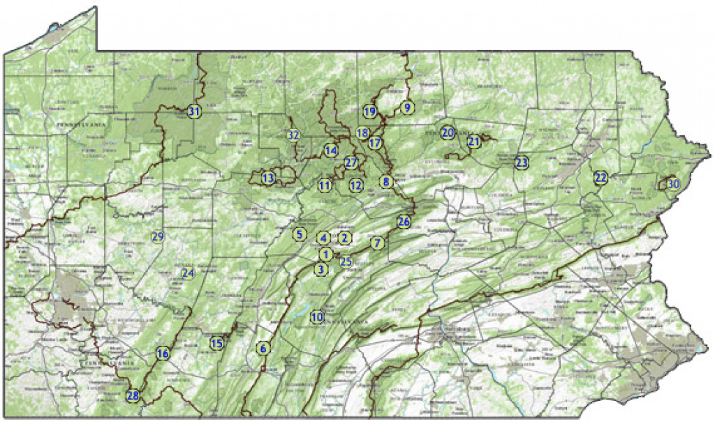 Experience The Trails Of Pennsylvania - Pahikes pertaining to Pa State Forest Maps