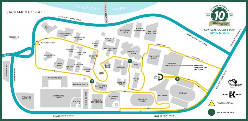 Facilities Latest Announcements in Sac State Campus Map