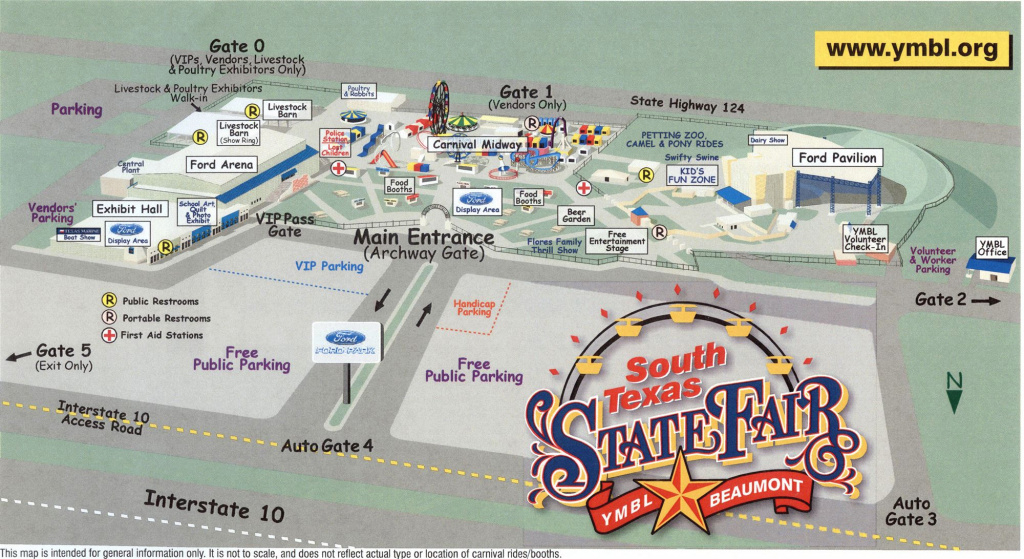 Fairgrounds Map inside Texas State Fair Map Pdf