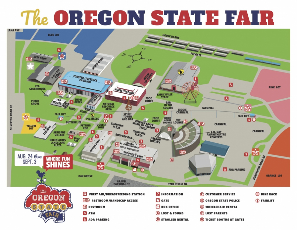 Fairgrounds Map - Oregon State Fair inside Oregon State Fairgrounds Map