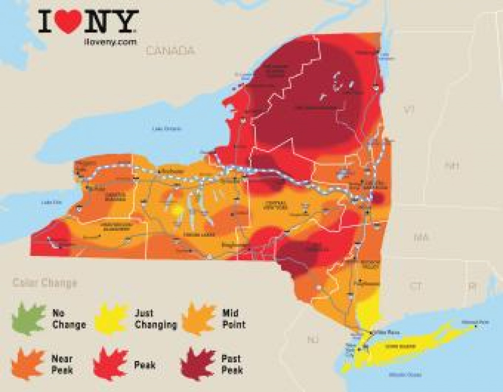 Fall Foliage In New York | Autumn Leaves, Scenic Drives with regard to New York State Foliage Map