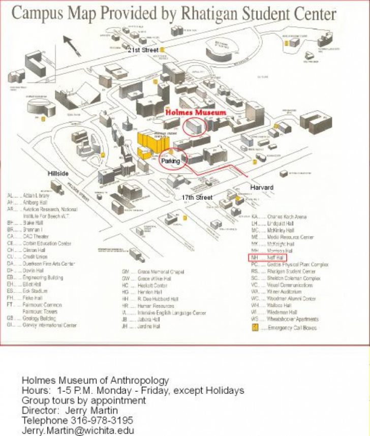 Wichita State University Campus Map Pdf