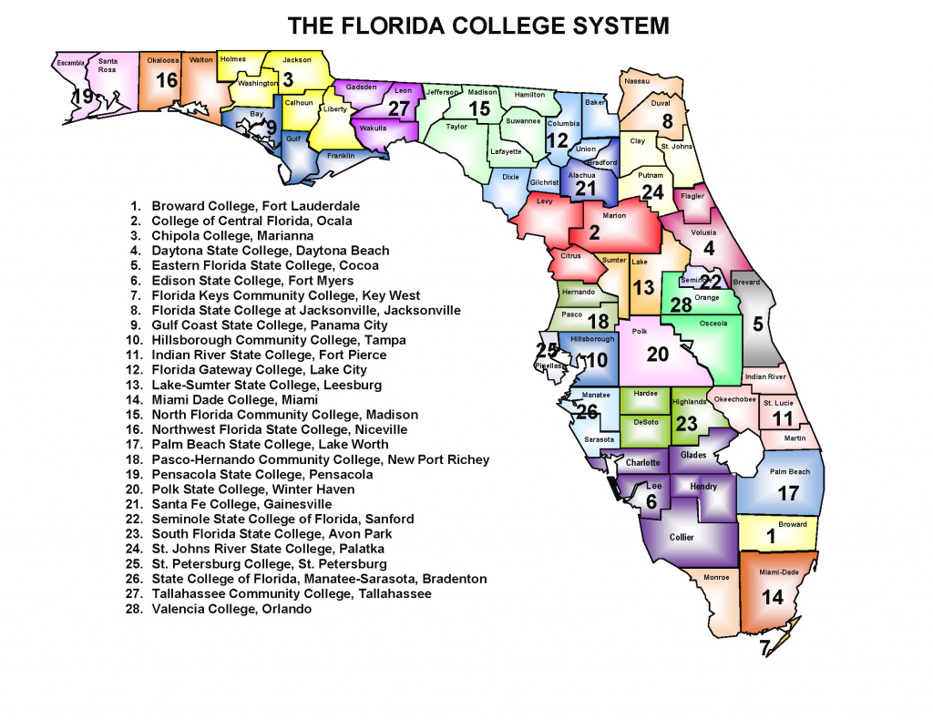 File:map Of The Florida College System - Wikimedia Commons within Florida State Colleges Map