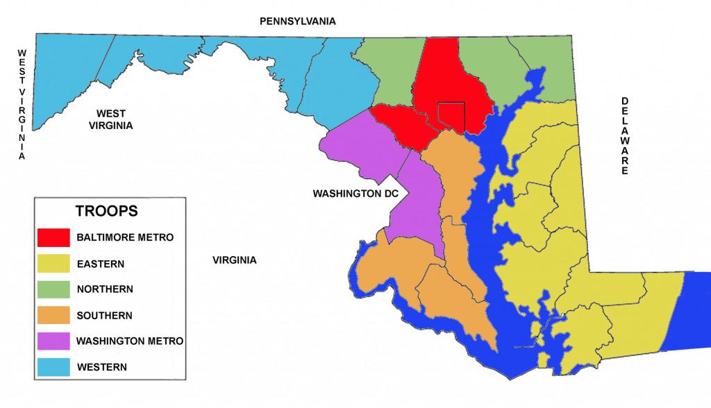 File:md - State Police Troops - Wikimedia Commons for Pa State Police Troop Map