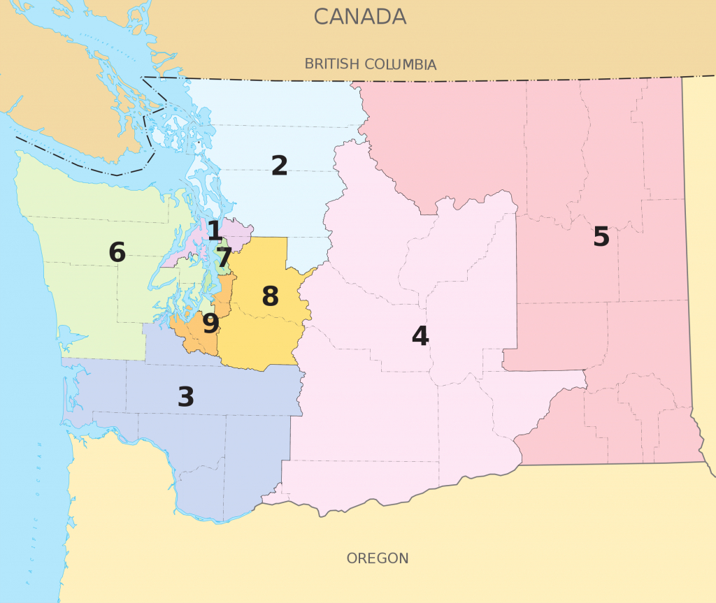 File:united States House Of Representatives, Washington District pertaining to Washington State House Of Representatives District Map