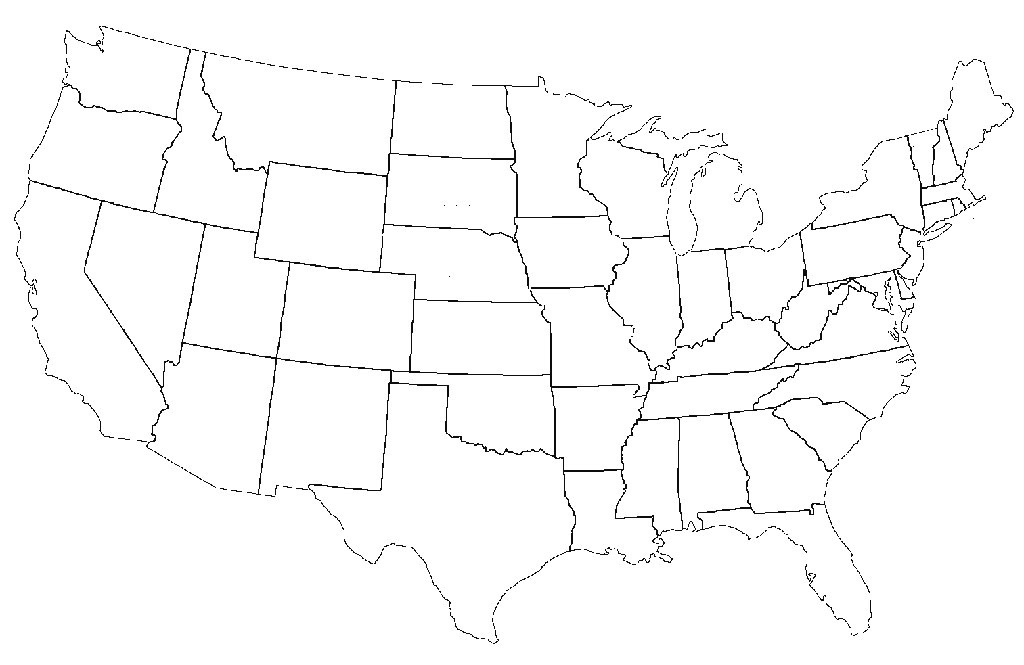 Fillable Us State Map United States Maps Blank Us Road Map United for Blank Us State Map