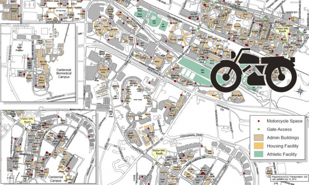 Find My Way Around Nc State Campus with Nc State Parking Map