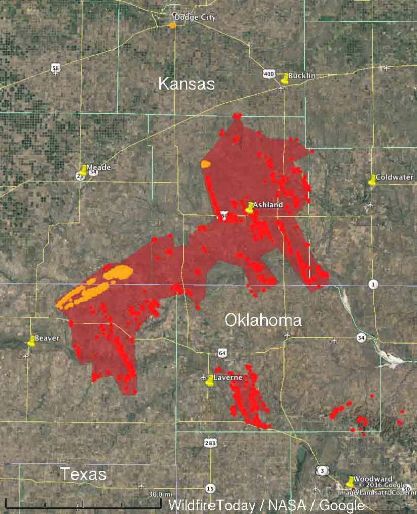 Fires In Kansas, Oklahoma, And Texas Burn Hundreds Of Thousands Of in Fires In Washington State 2017 Map