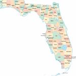 Florida Counties Map Regarding Florida State County Map With Cities
