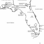 Florida Map Coloring Page | Free Printable Coloring Pages Within Florida State Map Printable