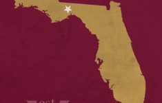Florida State University Seminoles Tallahassee Florida Town State within Florida State Map Printable
