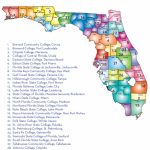 Florida University Florida Colleges Map — Downloadable World Map With Florida State Colleges Map