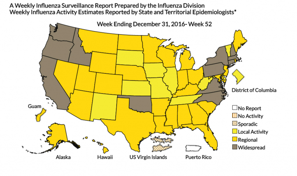 Flu-Map-1-2017 - Washington State Hospital Association within Washington State Flu Map