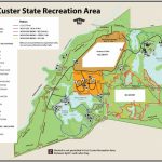 Fort Custer State Recreation Areamaps & Area Guide   Shoreline With Custer State Park Map