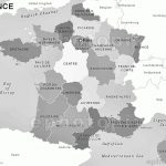 France States Map Black And White | Black And White States Map Of For France States Map
