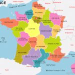 France States Map | States Map Of France | France Country States Map Throughout France States Map