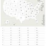 Free Downloadable Map Quiz For Offline Practice (Pdf) Us States Regarding United States State Map Quiz