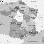 Free France States Map Black And White | Black And White States Map With France States Map
