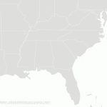 Free Printable Maps Of The Southeastern Us Throughout Blank Map Of Southeast United States