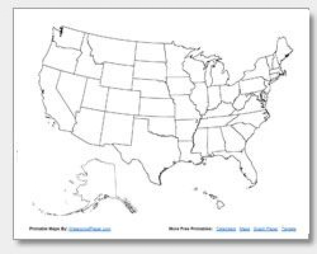 Free Printable United States Map Collection Outline Maps. With Or regarding 50 States Map Worksheet