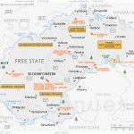 Free State Attractions Map For Free State Map