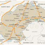 Free State Regional Map Inside Free State Map