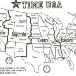 Free Time Zone Map Usa Printable Black And White Beautiful United within State Time Zone Map