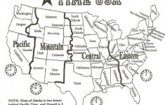 Free Time Zone Map Usa Printable Black And White Beautiful United within State Time Zone Map