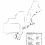Free Us Northeast Region States & Capitals Maps | Worksheets Intended For Northeast States And Capitals Map