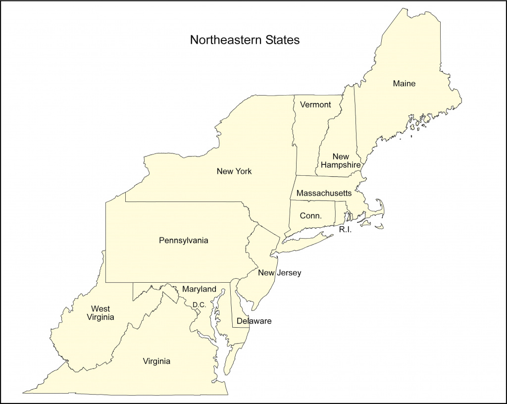 Free Us Northeast Region States Capitals Mapsmrslefave Tpt For in Northeast Region States And Capitals Map