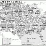 Free Usa States And Counties Map Black And White | States And In Map Of Us Counties By State