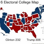 Frontloading Hq: 2016 Election Night Within States Electoral Votes 2016 Map