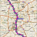 Ga Interstate Map And Travel Information | Download Free Ga Within Georgia State Highway Map
