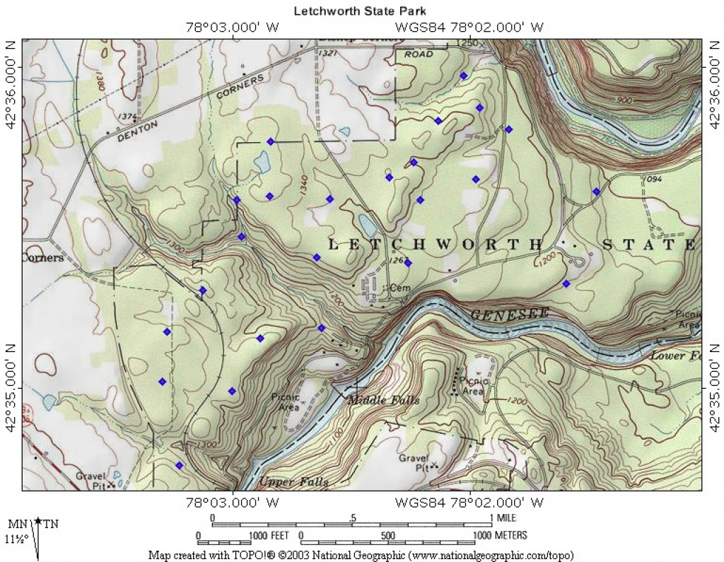 Gch3Vb Gps-O (Letchworth State Park) (Virtual Cache) In New York throughout Letchworth State Park Trail Map