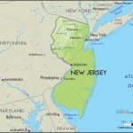Geographical Map Of New Jersey And New Jersey Geographical Maps For Map Of New Jersey And Surrounding States