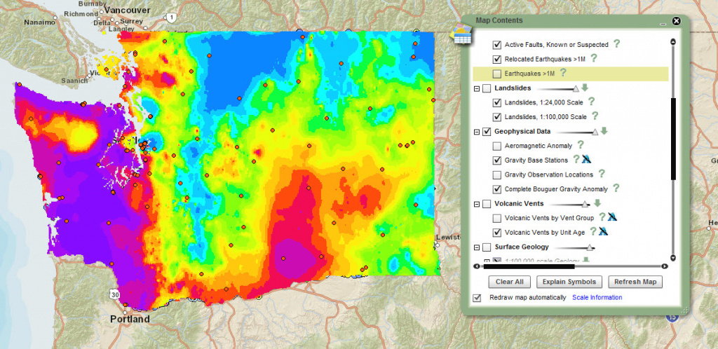 Geology Portal Gets Updated – Washington State Geology News in Washington State Landslide Map