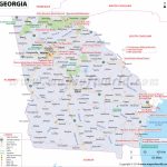 Georgia Map, Map Of Georgia (U.s. State) Throughout Map Of Georgia And Surrounding States