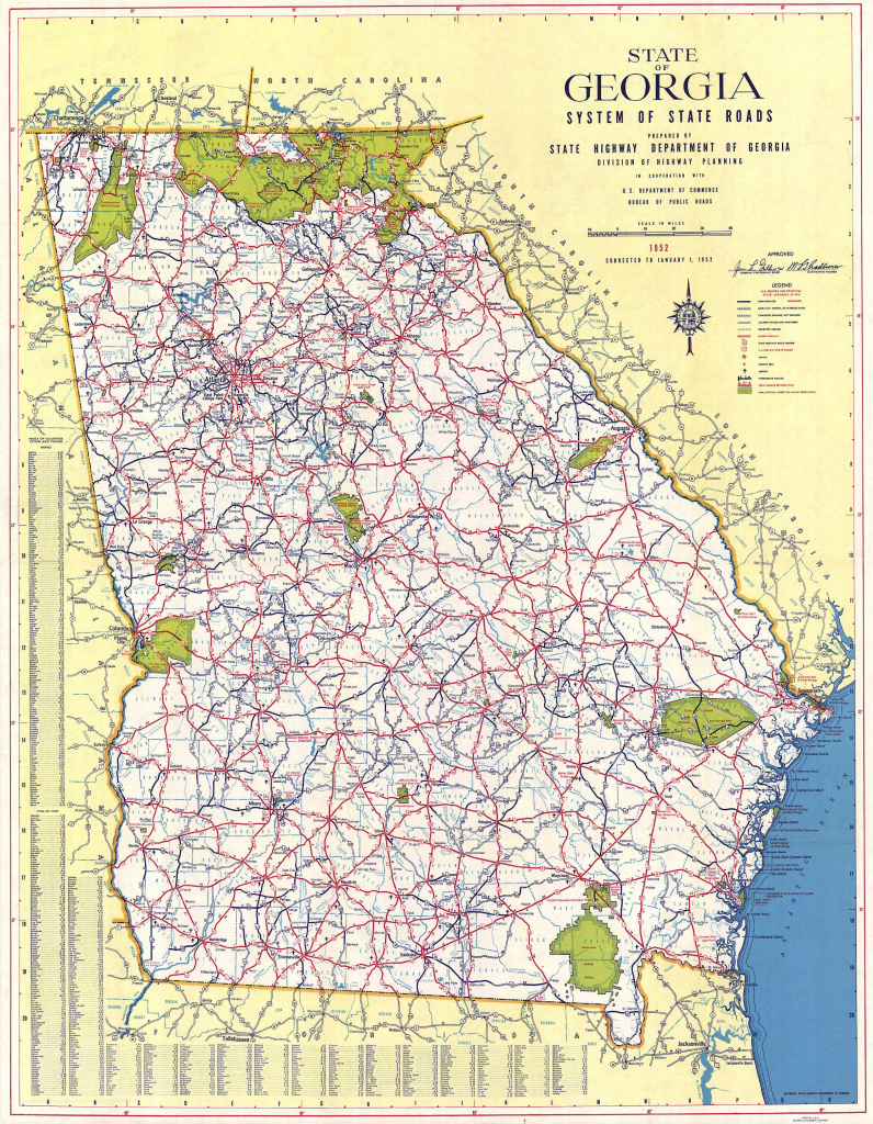 Georgiainfo within Georgia State Highway Map