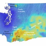 Geothermal Favorability Map For Washington State, Us | Think For Washington State Landslide Map