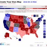 Grim Election Map For Trump? Fox Analyst Vs. Rcp Vs. Mish Throughout States Hillary Won Map