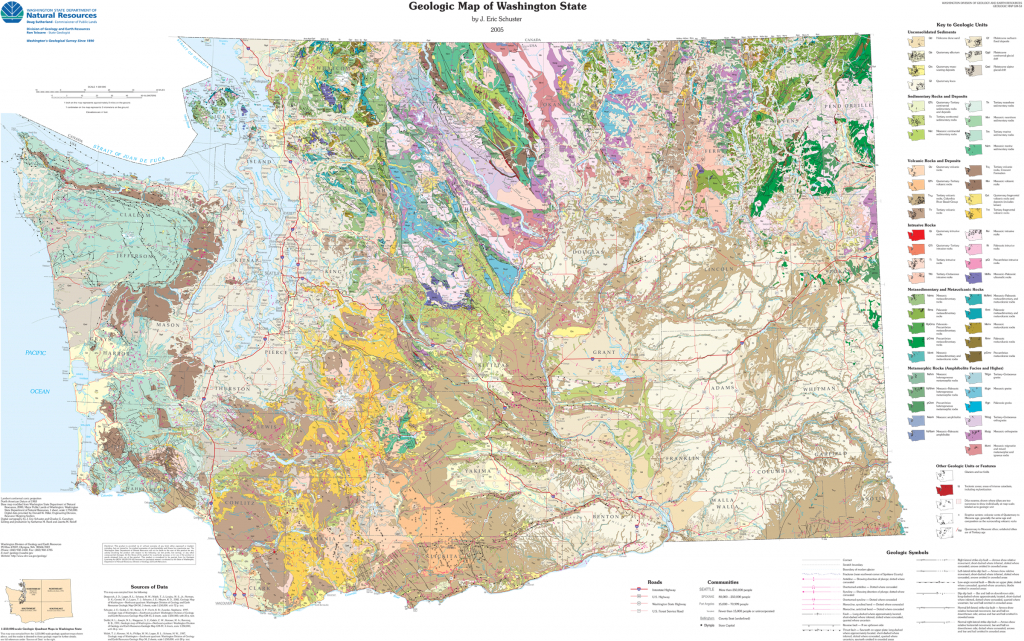Happy Geologic Map Day! – Washington State Geology News inside Washington State Landslide Map