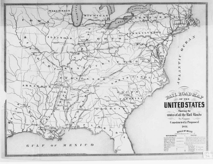 Alabama State Railroad Map